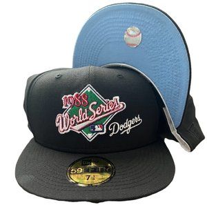 New Era Los Angeles Dodgers 1988 World Series 59FIFTY Fitted Hat Blue UV